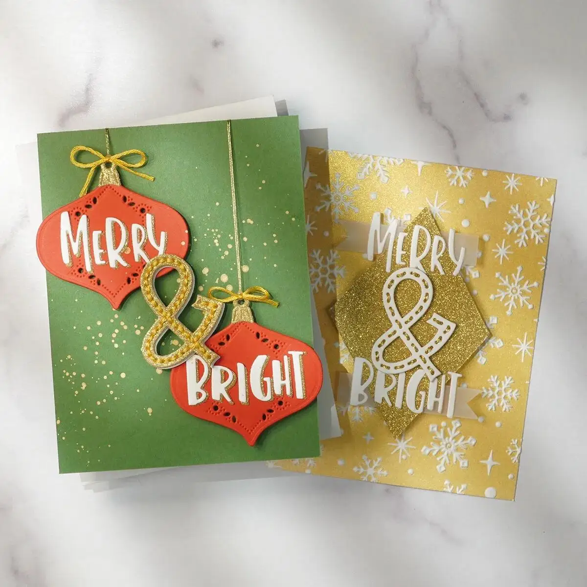 قوالب قطع معدنية جديدة لامعة لعيد الميلاد المجيد لصنع بطاقات القصاصات وألبوم الورق المنقوش لوازم الديكور اليدوية