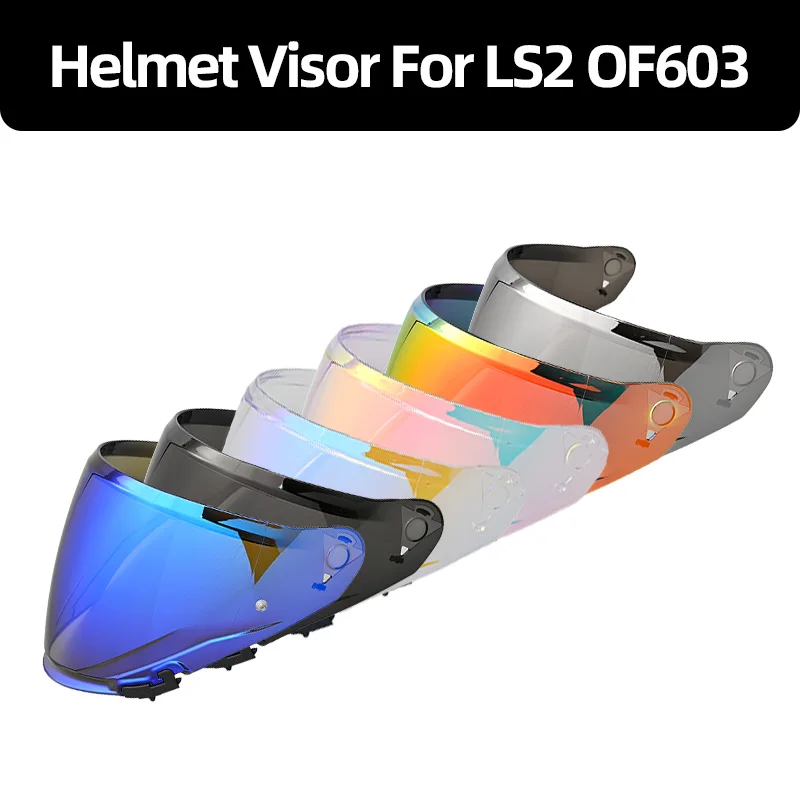 

For LS2 OF603 Infinity II Helmet Shield Lens Visor Windshield Sunshade UV Protection Helmet Visors Casco Moto Accesorios