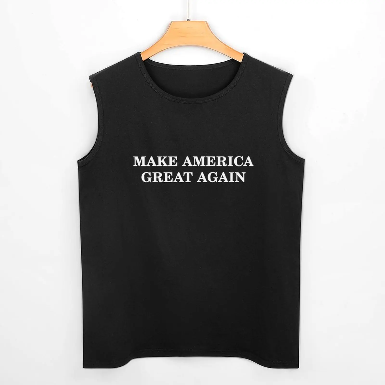 Make America Great Again Tank Top kaus Gym untuk pria T-shirt pria