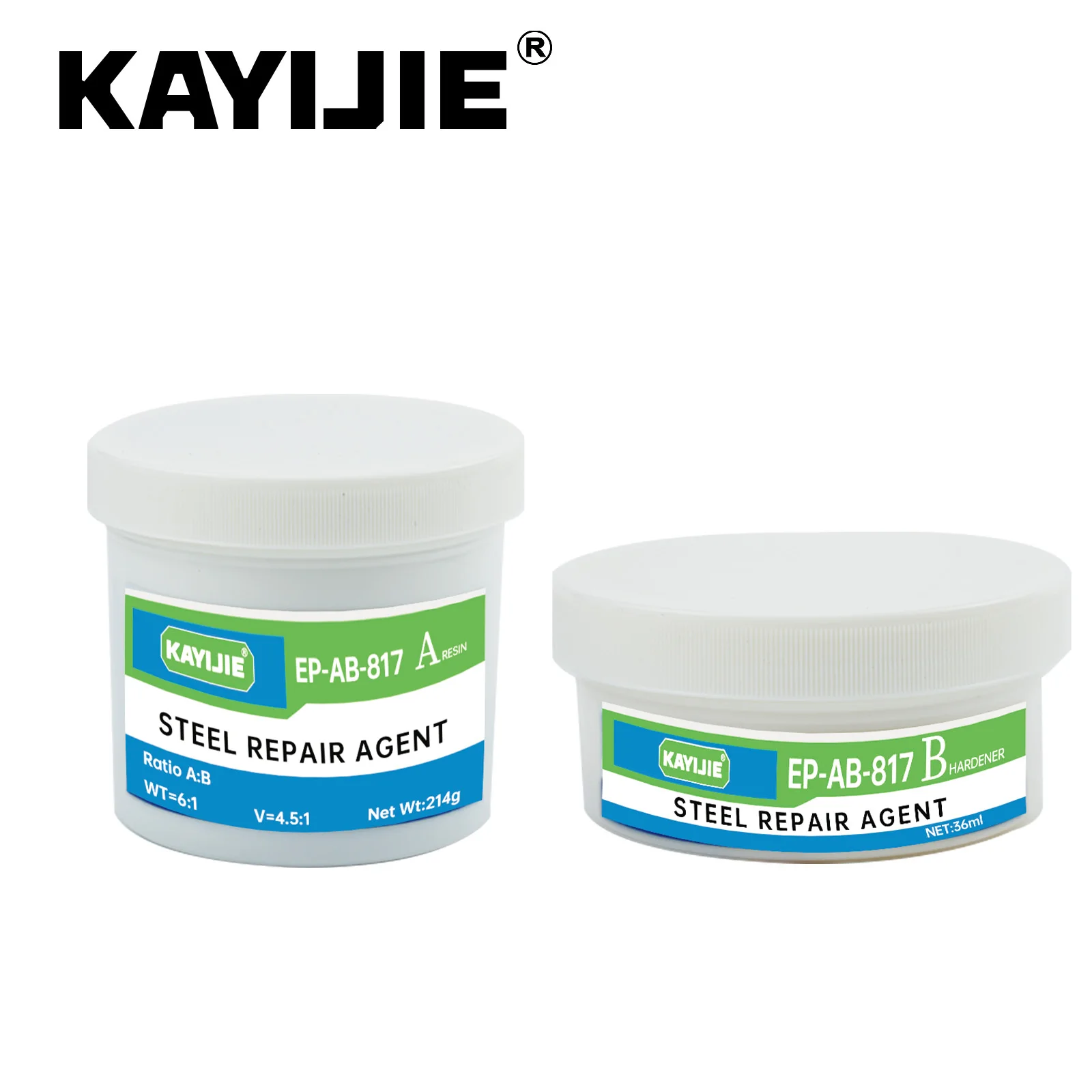 KAYIJIE EP-AB-817 Machinable Industrial Steel Repair Paste for Casting Defect & Wear Fix