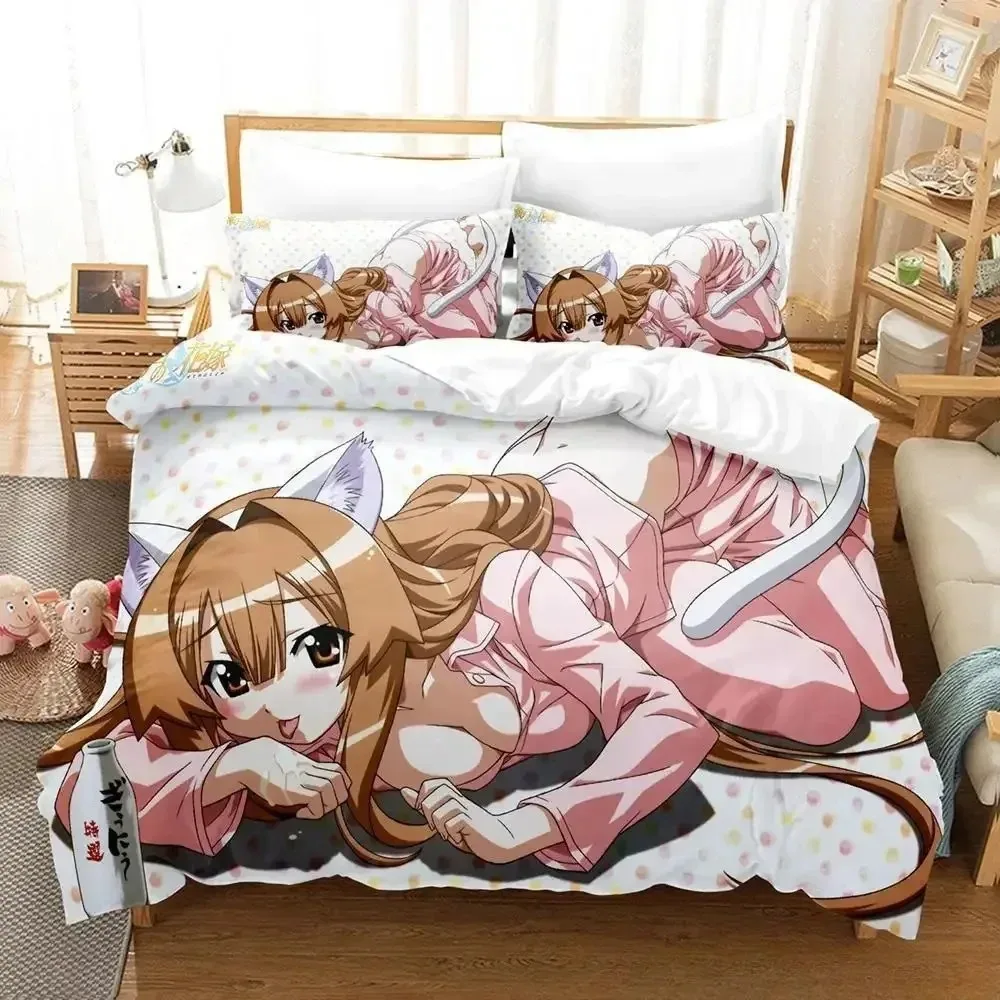 

New Kanokon Bedding Set For Bedroom Soft Modern Bedspreads Comefortable Kids Duvet Cover Quilt Cover And Pillowcase