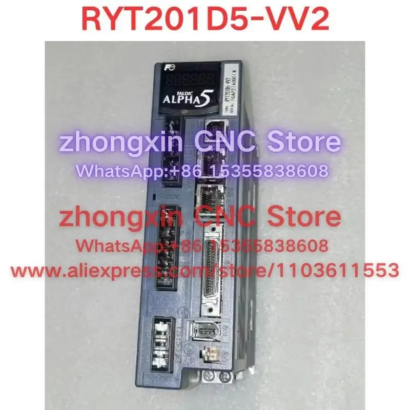 Second-hand RYT201D5-VV2 Servo driver Function check intact, fast delivery