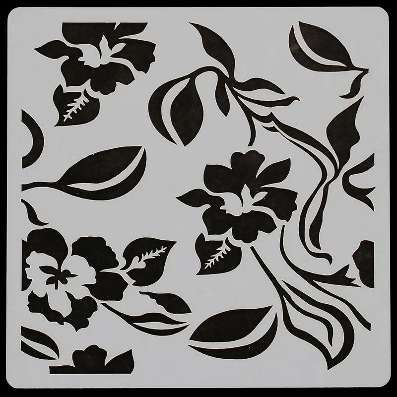 DIY Children's Handmade Painting Template Cake Decoration Spray Painting Mold 01189