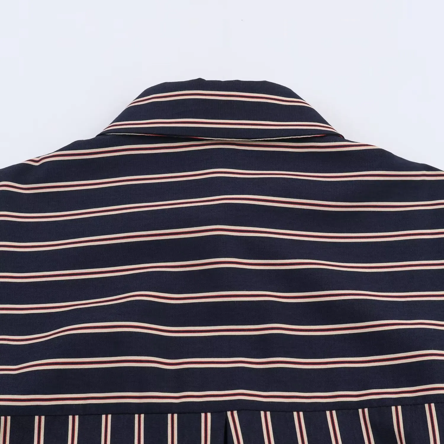 Women's Casual Striped Shirt Long Sleeve Lazy Style Spring Autumn New Fashion OL Female Universal Trendy Button Up Blouses Top