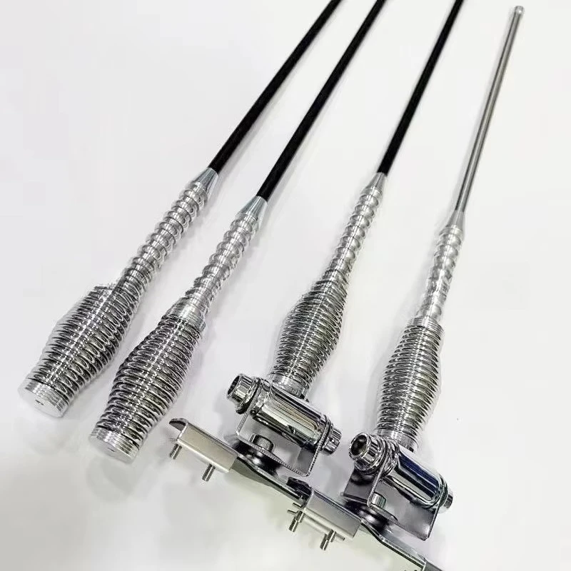 Modified Antenna, Thick Stainless Steel Pole, Car Decorative Antenna, for Off-road, SUV, Motorcycle Flagpole