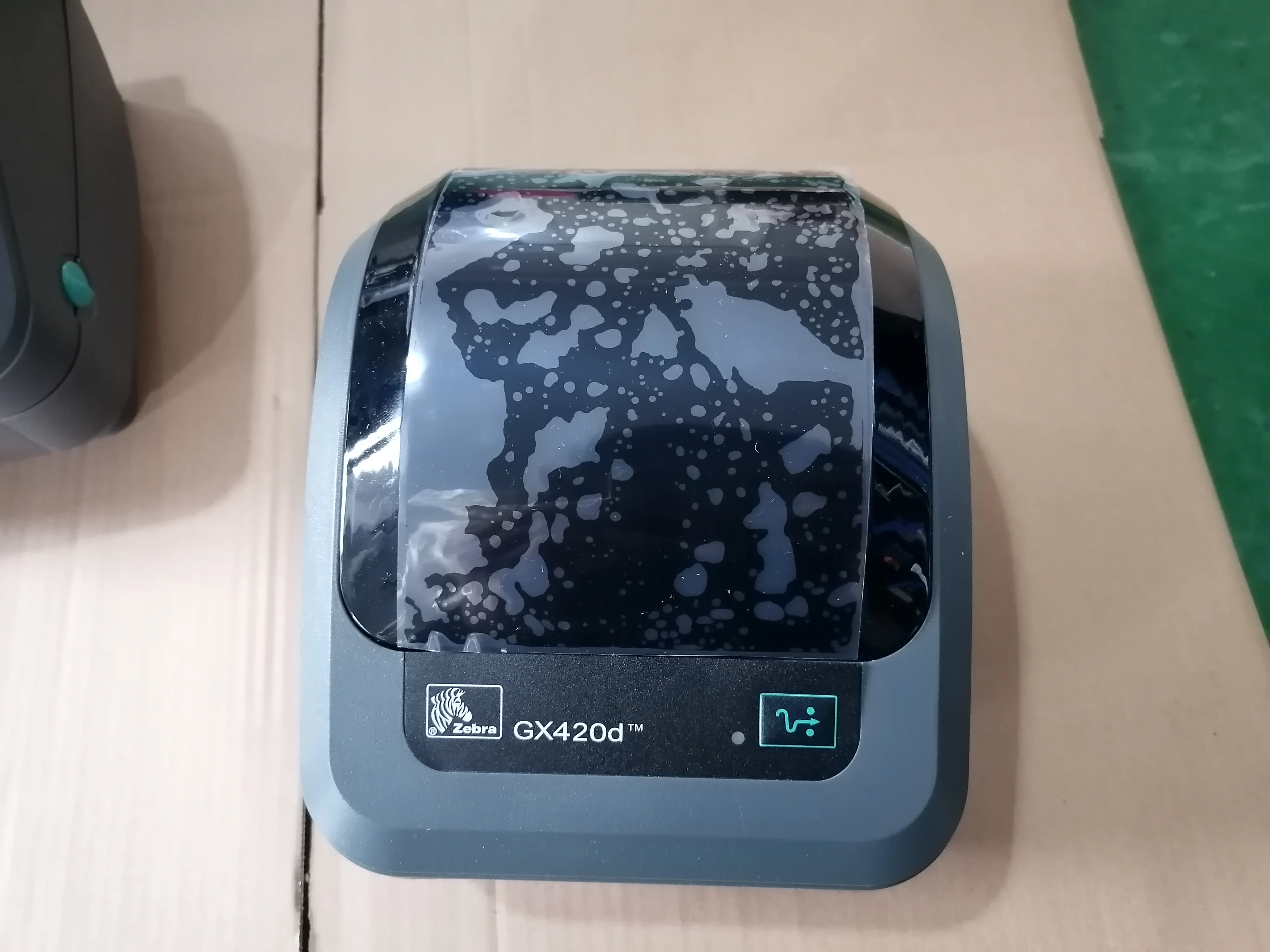 ZEBRA 90% NEW Zebra GX420d gx420d thermal label printer network port plus USB interface bar code machine