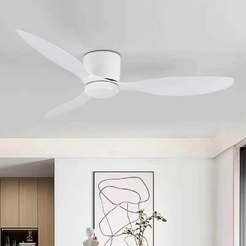 

Modern Low Floor Ceiling Fan Without Light DC Motor 30W for room With Remote Control Simple Home Electric Fan AC95-260V