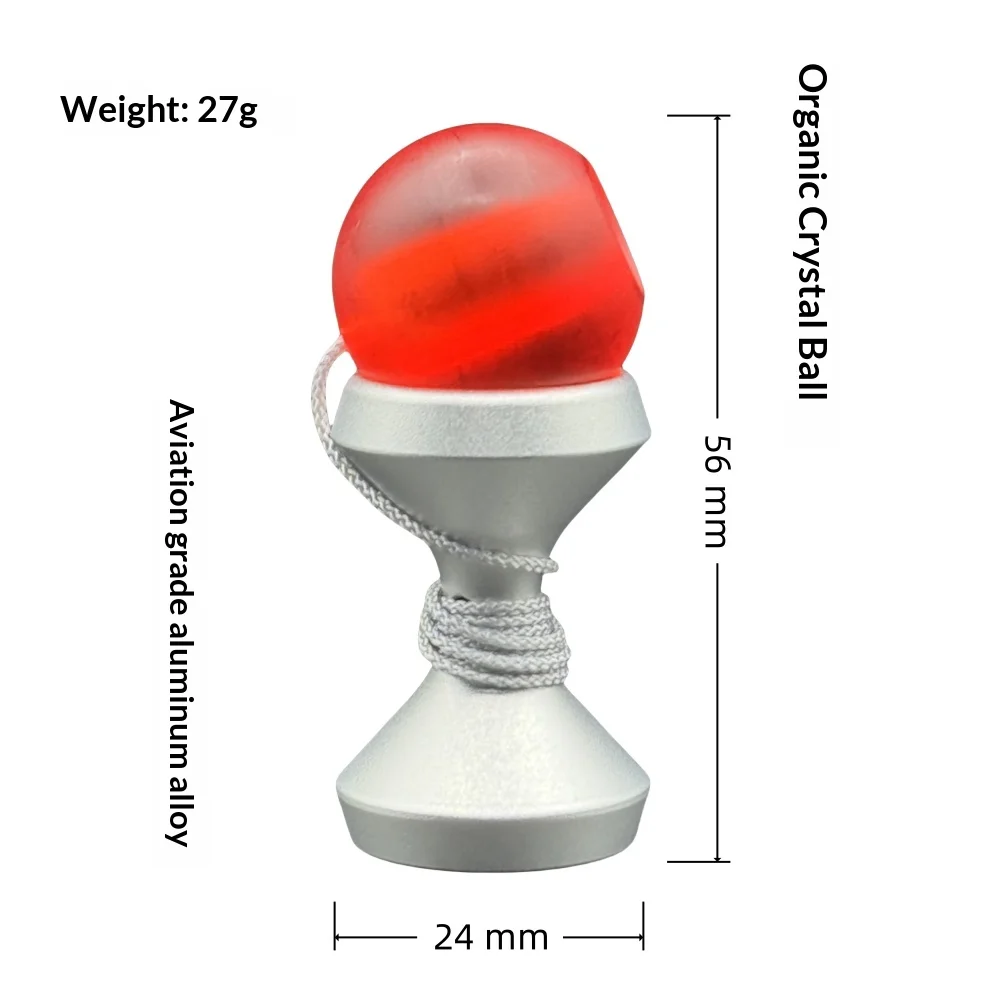Aluminum Alloy Mini Finger Kendama Skill Ball Fingertip Toys Exercise Stress Relief Portable