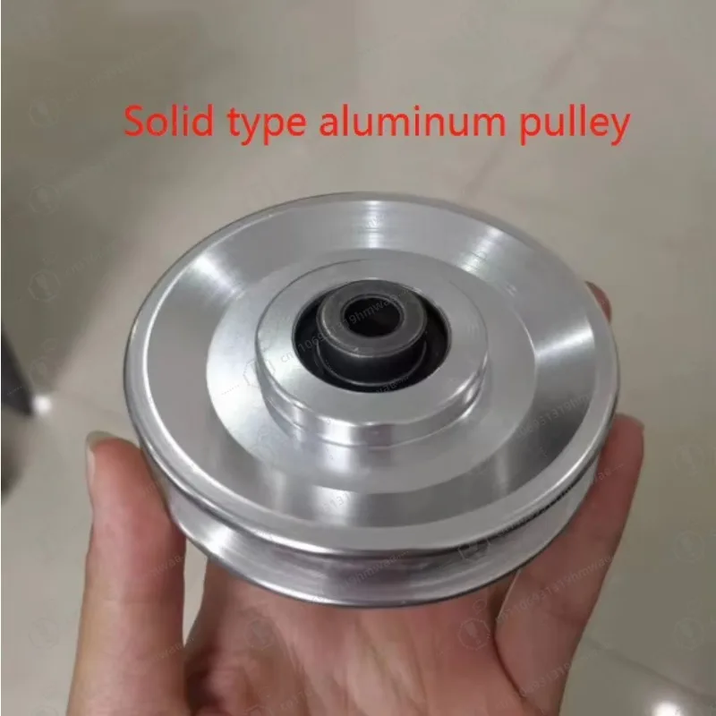 90 مللي متر الصالة الرياضية سلك حبل بكرة الرياضة الصلبة جوفاء الألومنيوم بكرة مع 6202-2rs الكرات