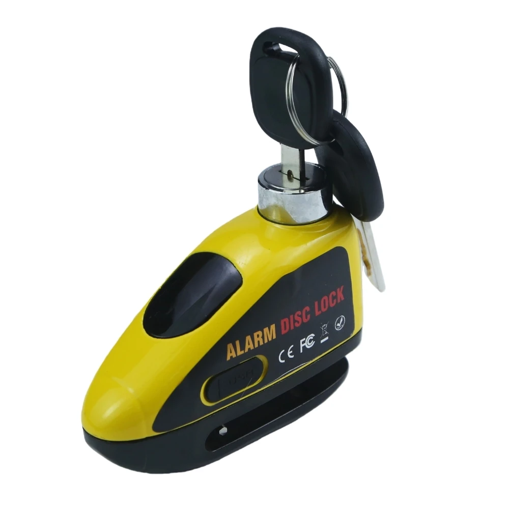 Rechargeable 140dB Motorcycle Alarm Disc Brake Lock Waterproof Anti-Theft Padlock with 1.5M Reminder Cable for Scooter Dirt Bike view 4