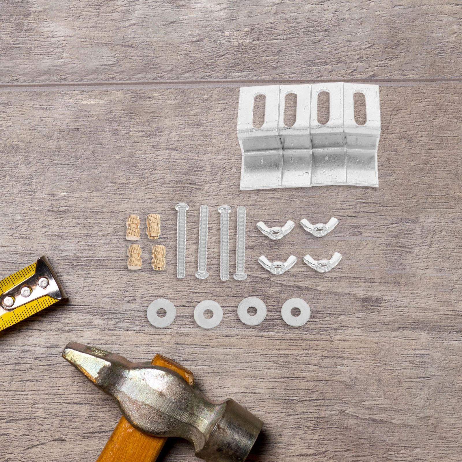 

1 set 1 Set Clips Bracket For Installing Support Basin Mounting Hardware Under Mounting Undermount Sink Clips Iron Material Easy