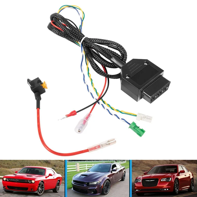 

Car Double Bypass | Trunk-Mount Security Bypass OBD2 Cable Kit Compatible with Dodge Charger, Challenger, Chrysler 300 2018-2024