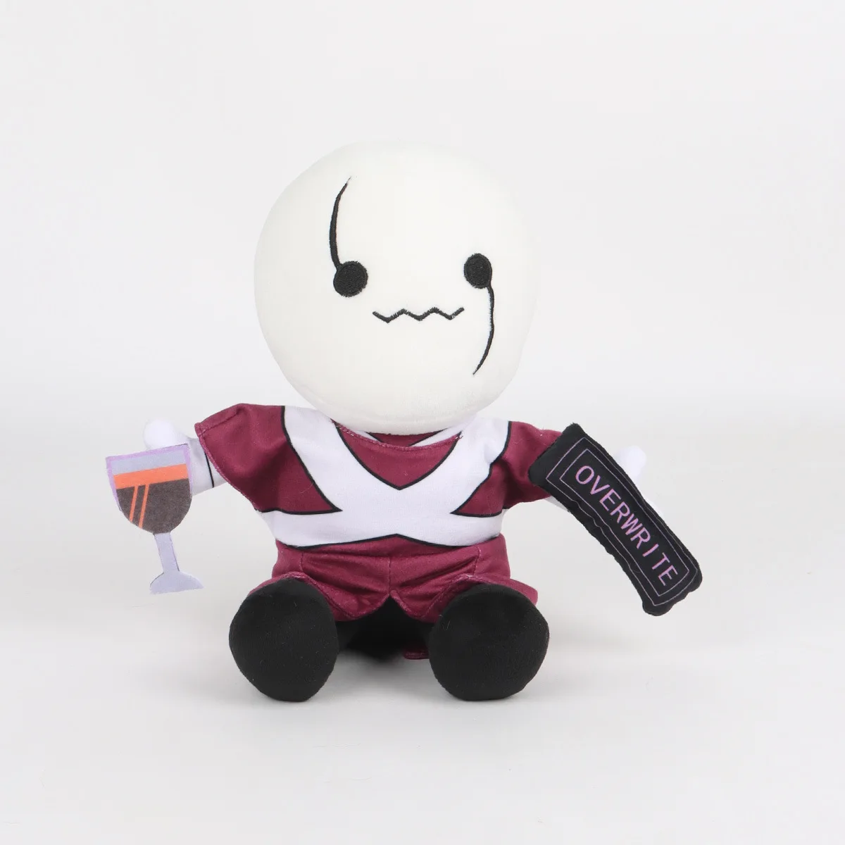 

OwOster XGaster Plush Toy Anime Candlelight Skull Stuffed Cotton Doll Game Peripherals Soft Cute Room Decoration Halloween Gifts