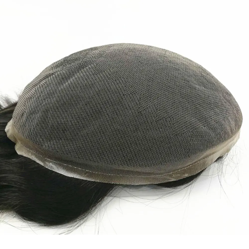 Toupee for Men Hair Pieces Soft Swiss Lace Replacement System for Men Hair Prosthesis for Men Natural Hair Pieces
