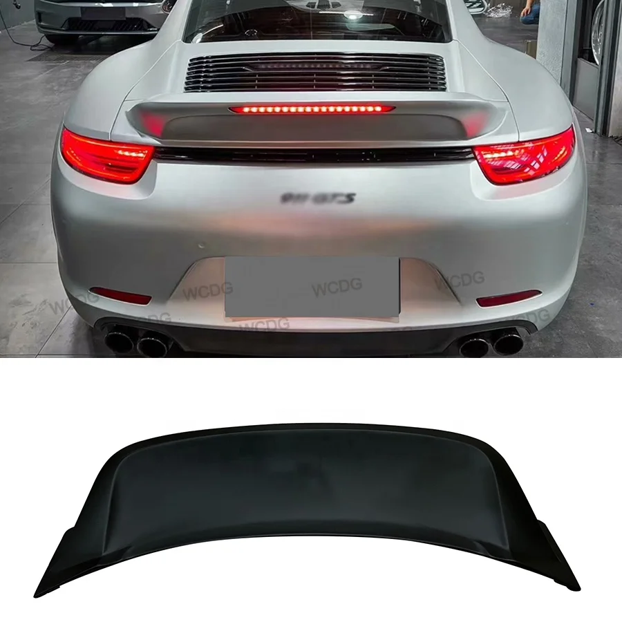 

Dry Carbon Fiber Rear Ducktail Spoiler for Porsche 911 991 MK2 GTS 2016-2019 GT Rear Trunk Lip Spoiler Car Parts