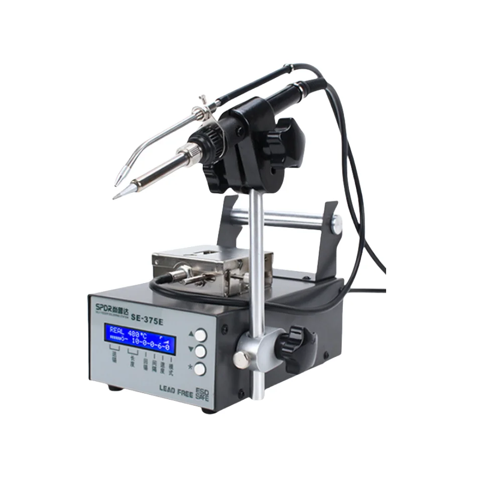 Industrial handheld semi-automatic welding table constant temperature digital display new foot pedal wire feeder