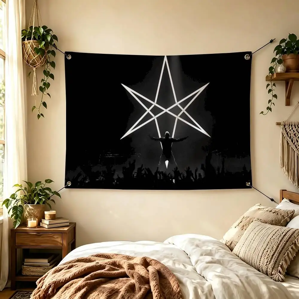 B-Bring Me The Horizon BMTH Flag Suitable For Party Club Outdoor Interior Wall Decoration Banner Fans Gift