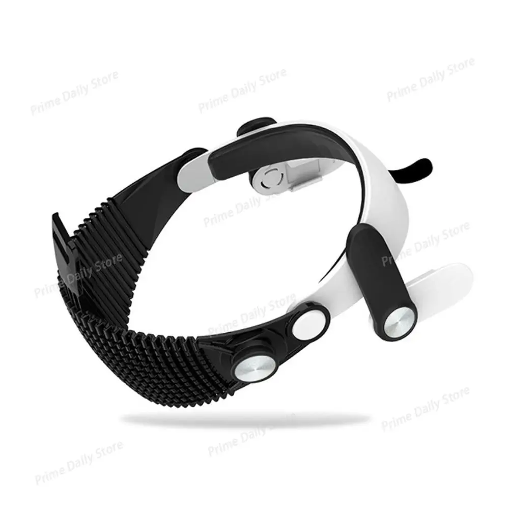 Upgraded Adjustable VR Headbands Ergonomic Soft Silicone Head Strap Stable Reduced Pressure Fixed Support Strap Gaming