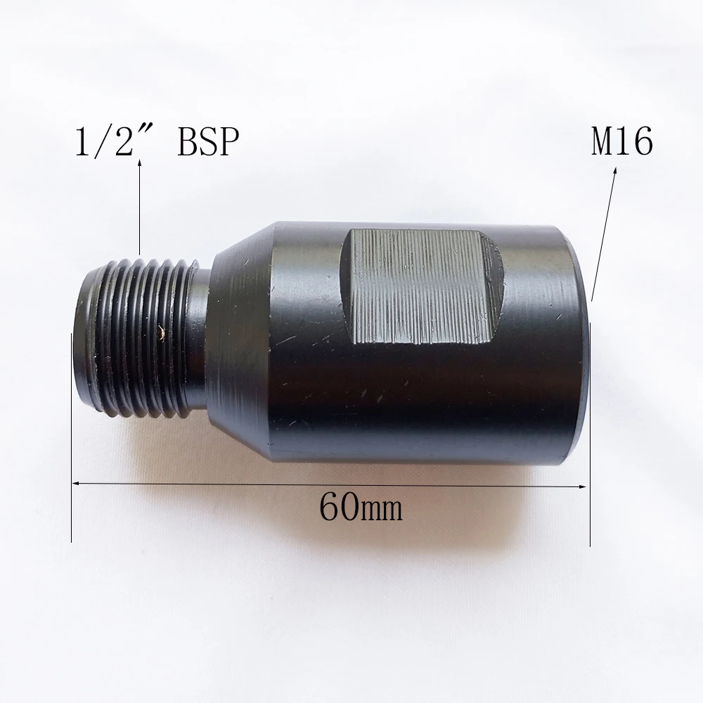 Adattatore filettato 1 pz per punte diamantate maschio 1/2BSP a femmina M16 filettatura connessione strumenti convertitore