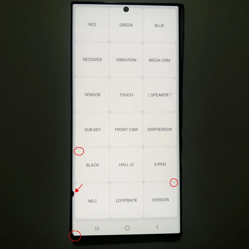 100% prueba para Samsung Galaxy S23 Ultra 5G Lcd S918B S918B/DS pantalla táctil digitalizador reemplazo con pantalla de defectos