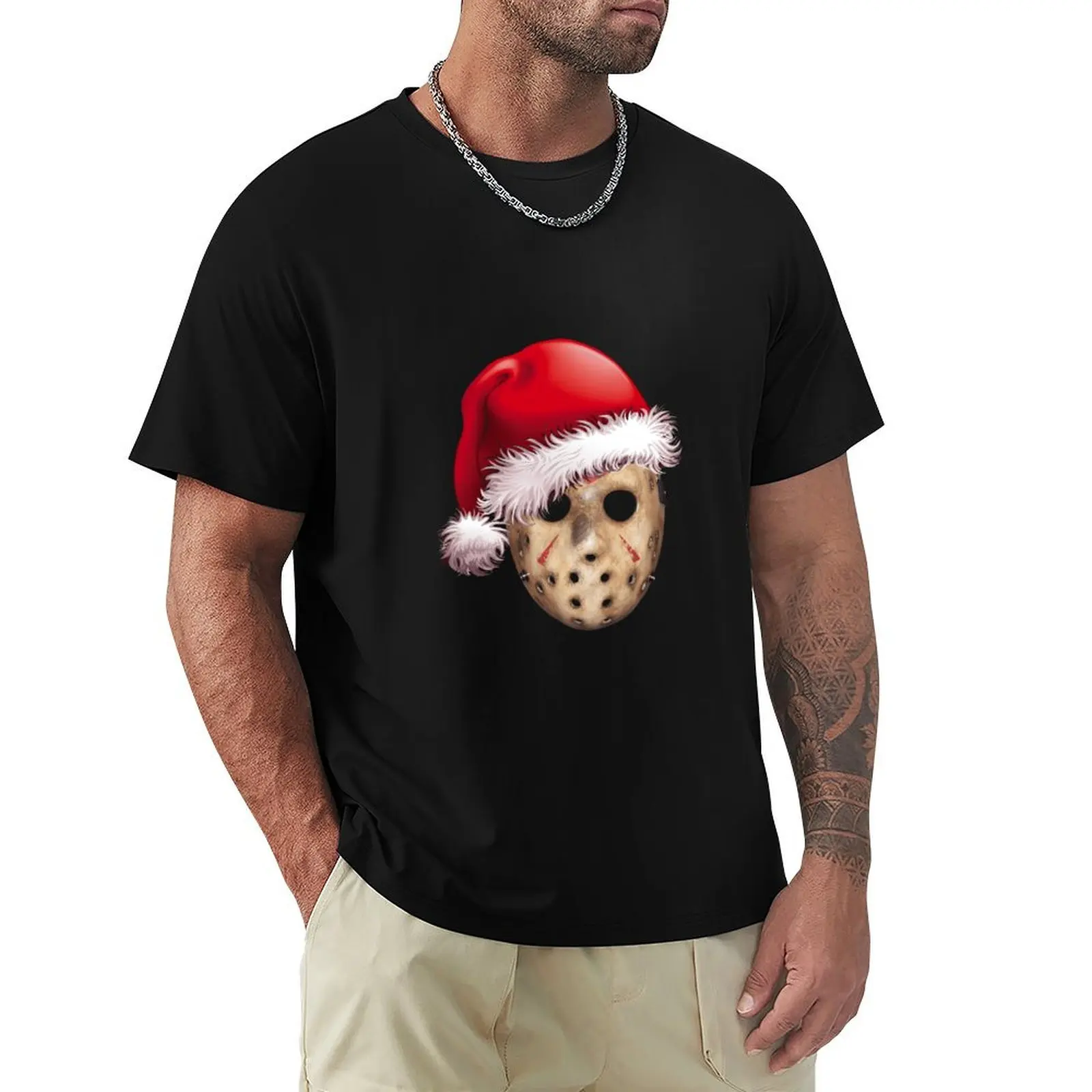 

Christmas Jason T-Shirt shirts graphic tees Short sleeve tee vintage anime shirt affliction shirts black t-shirts for men