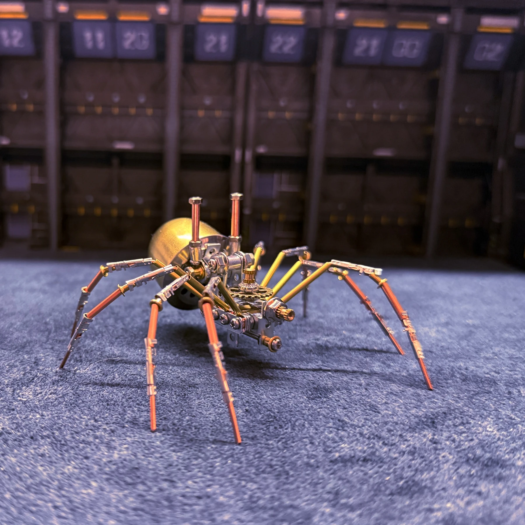 العنكبوت الآلات المعدنية نموذج لغز الاطفال ألعاب علمية DIY الجذعية مجموعة التعلم التكنولوجي ألعاب تعليمية #5