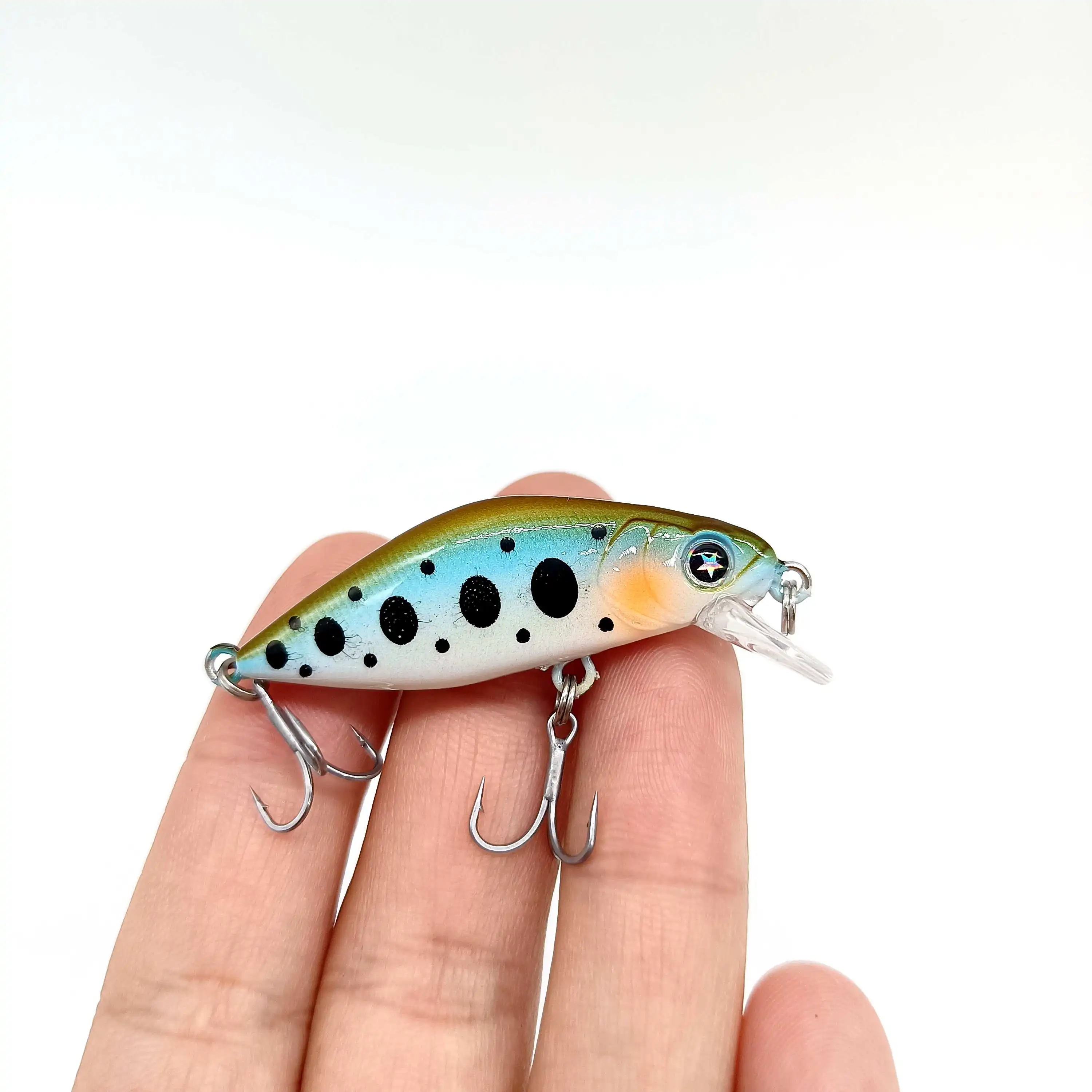 DUODUOYU 1PCS Mini Sinking Minnow Fishing Lures 4.3g/50mm Jerkbaits Peche Artificial Bait Wobbler Lure for Trout Bass Tackle