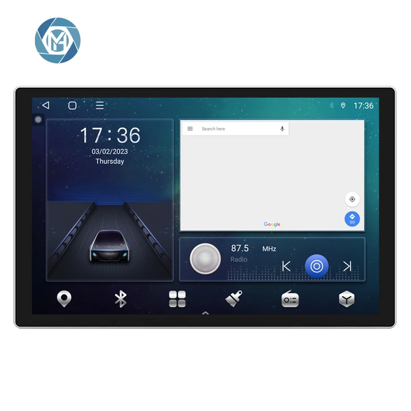 13 Inch 8 Core 4G Android Car Radio Support USB DVR Built-in 360 Module Car DVD Player