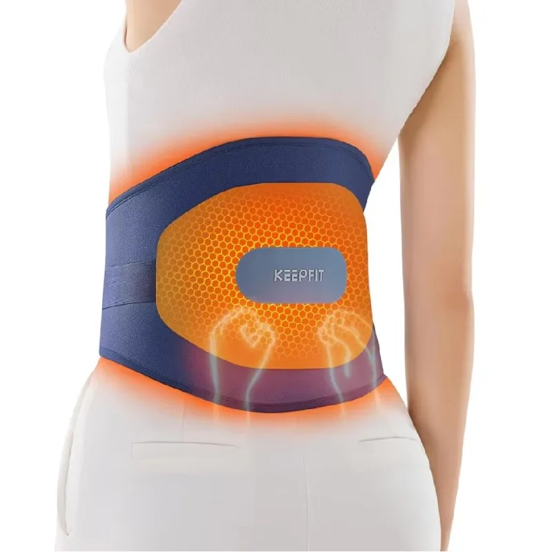 

Cordless Thermal Vibration Back Massage Pad Physiotherapy Waist Massager Relieves Lower Back Pain