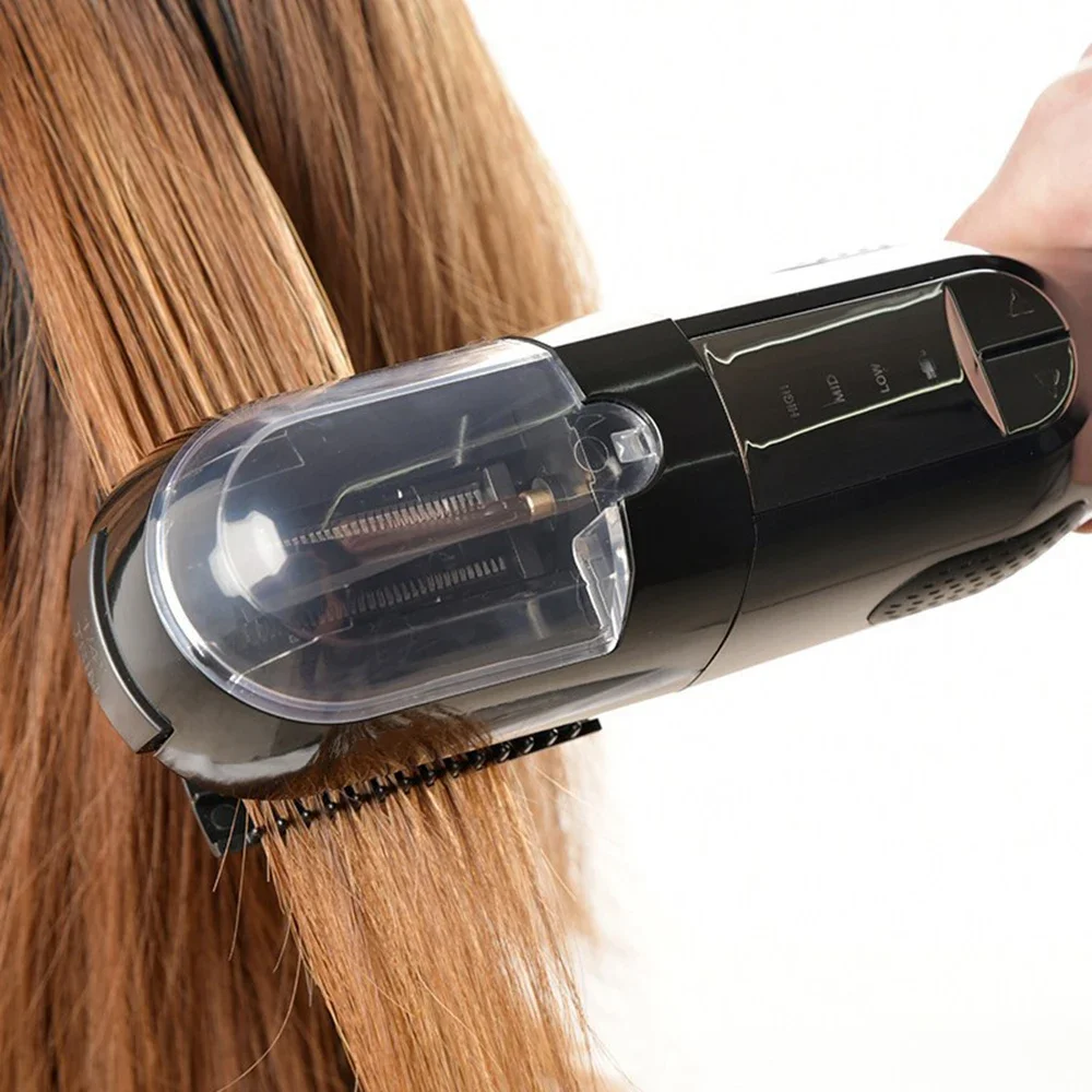 Removedor profesional inalámbrico de puntas abiertas para mujeres: recortador de pelo automático para cabello seco, dañado y quebradizo