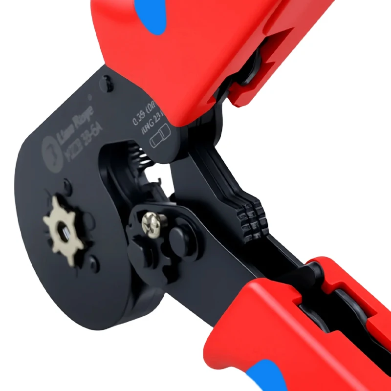 كماشة تجعيد الطويق HSC8 10-6 - مكشكش طرفي معزول بالضغط البارد الاحترافي للإصلاحات المنزلية والكهربائية