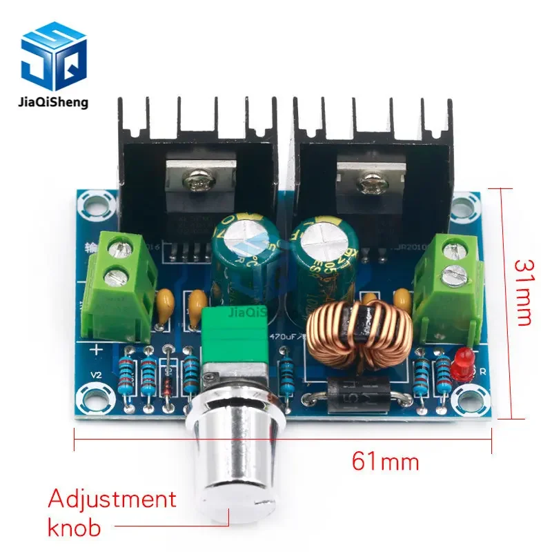 XH-M401 DC-DC Step Down Buck Converter Power Supply Module XL4016E1 PWM Adjustable 4-40V To 1.25-36V Step Down Board 8A 200W