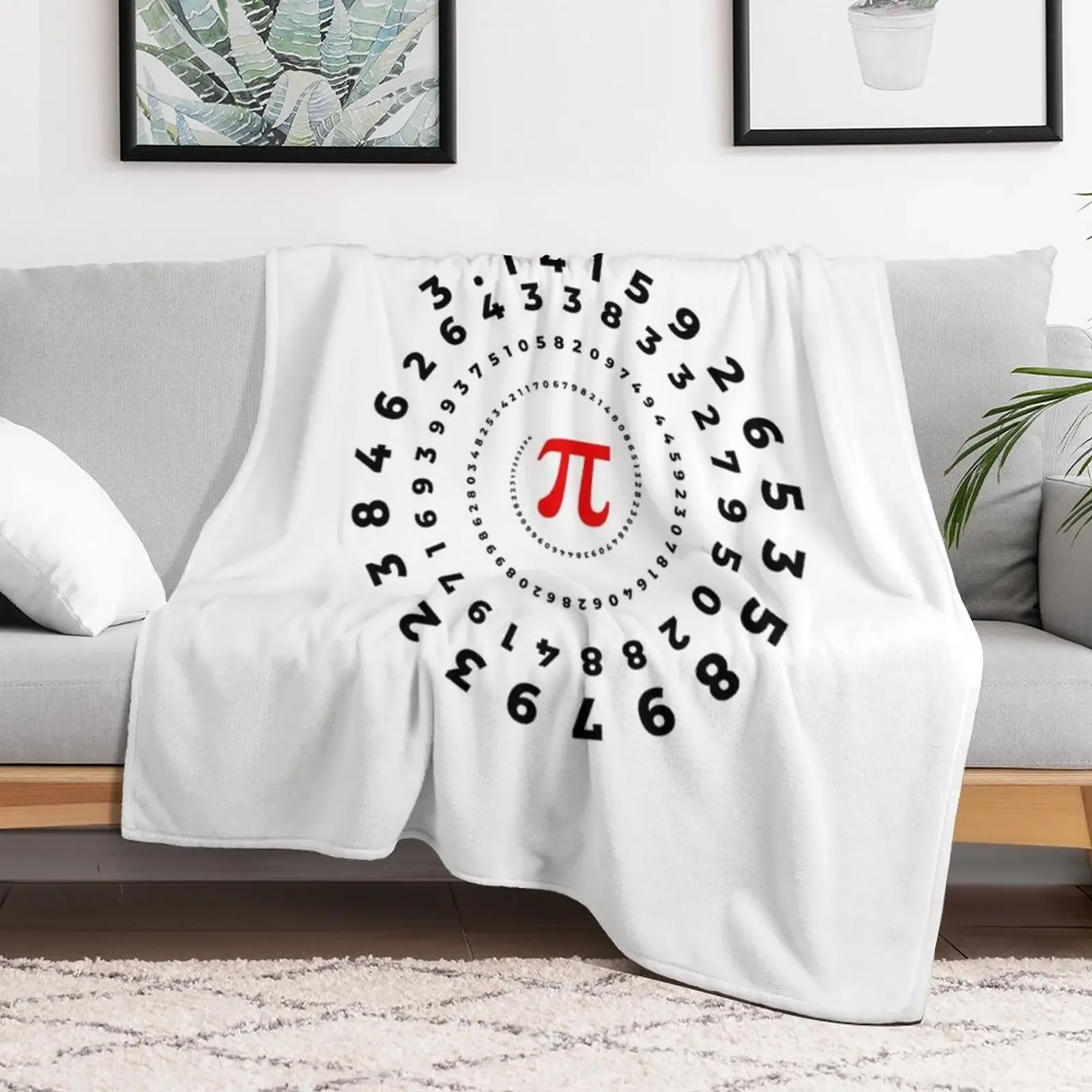 Happy Pi Day Mathematics Teacher Symbol 314 Math Nerd Throw Blanket Stain Resistant Cozy Warm Blanket