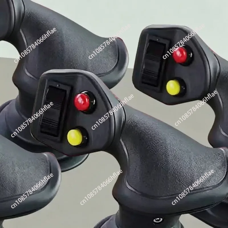 SMC103 Industrial Joystick Handle IP68 Finger Wheel Switch Spring Auto Return To Center Control Lever