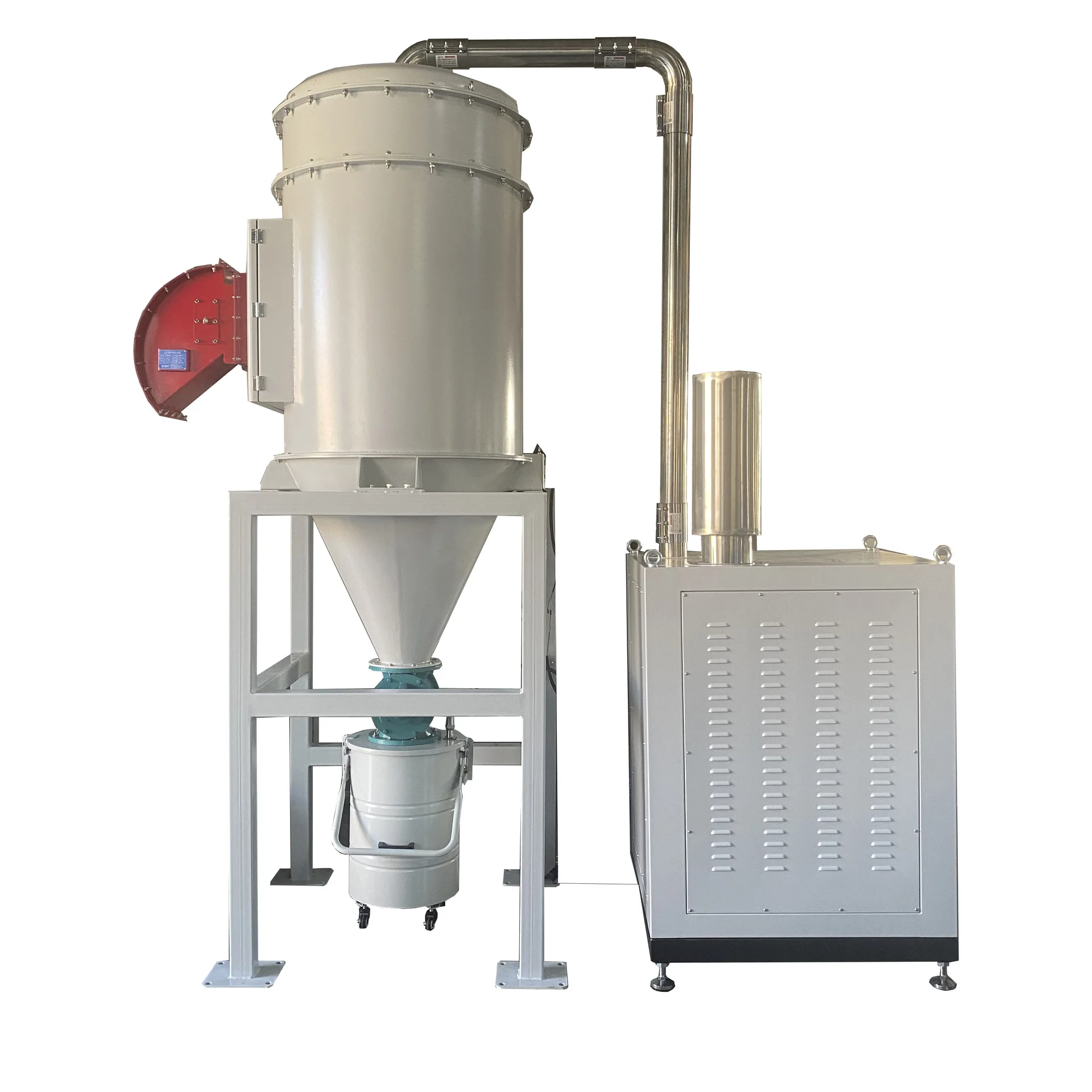 High negative pressure vacuum equipment Backblowing large capacity graphite dust powder iron residue high pressure pulse central view 5