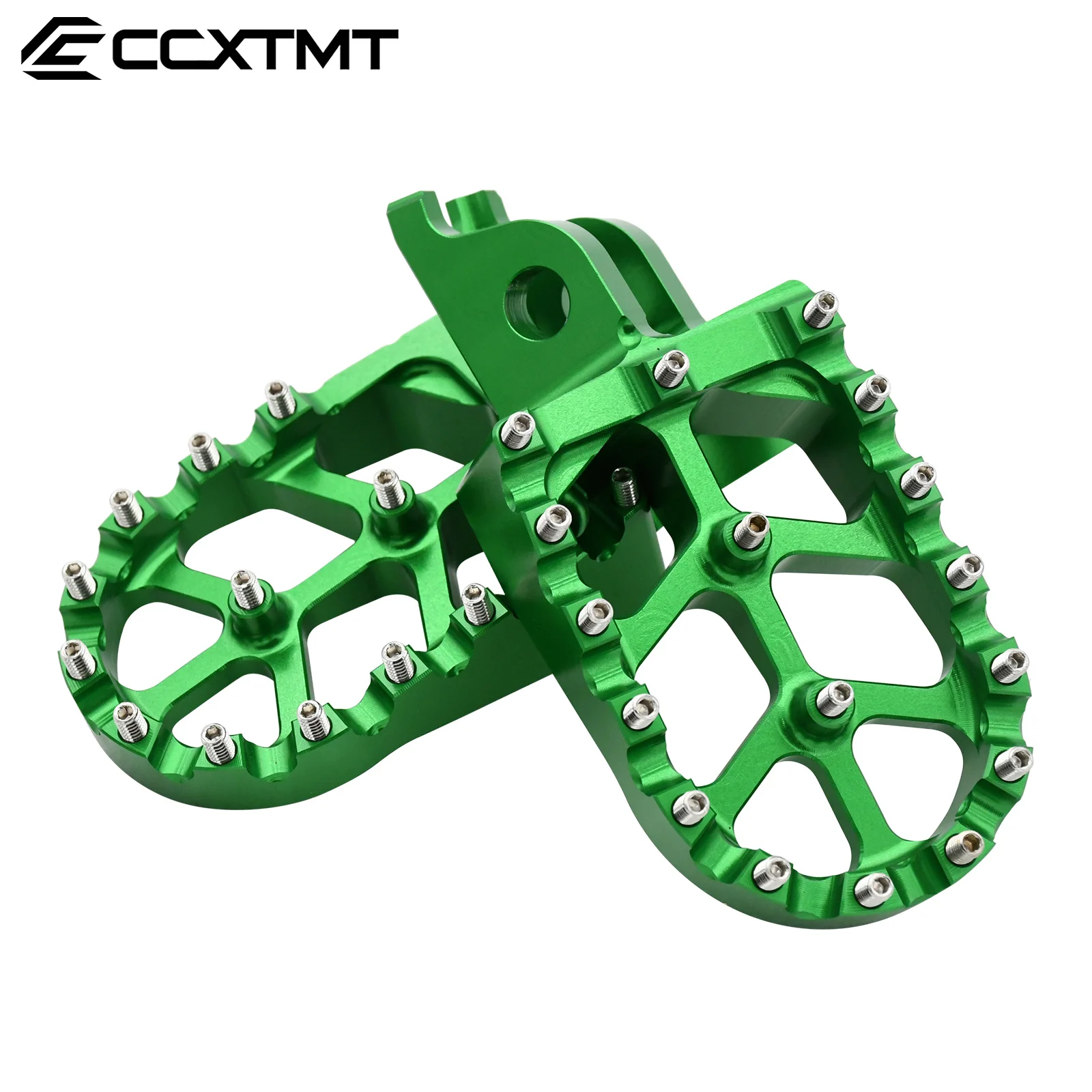 Motorcycle CNC Aluminum Foot Pegs Rests Pedals Footpegs For Honda CR125R CR250R CRF150R CRF250R CRF250X CRF450R CRF450X CRF450L