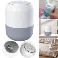 Vacuum compression bag electric pump suction pump Mini Vacuum Sealer Machine Space Saver for Clothes Food Organizer