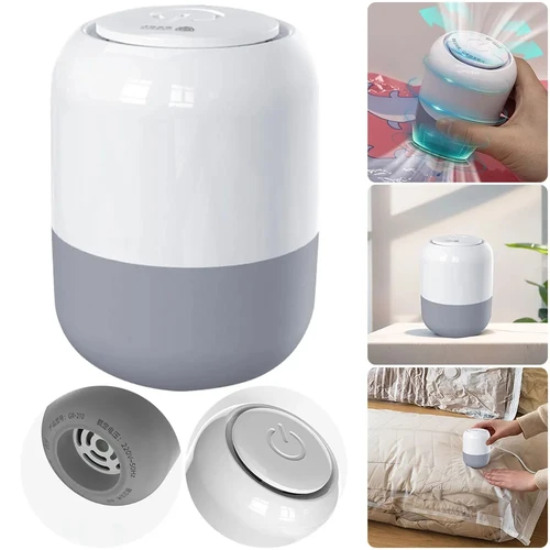 진공 압축 백 전기 펌프 흡입 펌프, 미니 진공기 기계, 의류 식품 정리함 공간 절약 