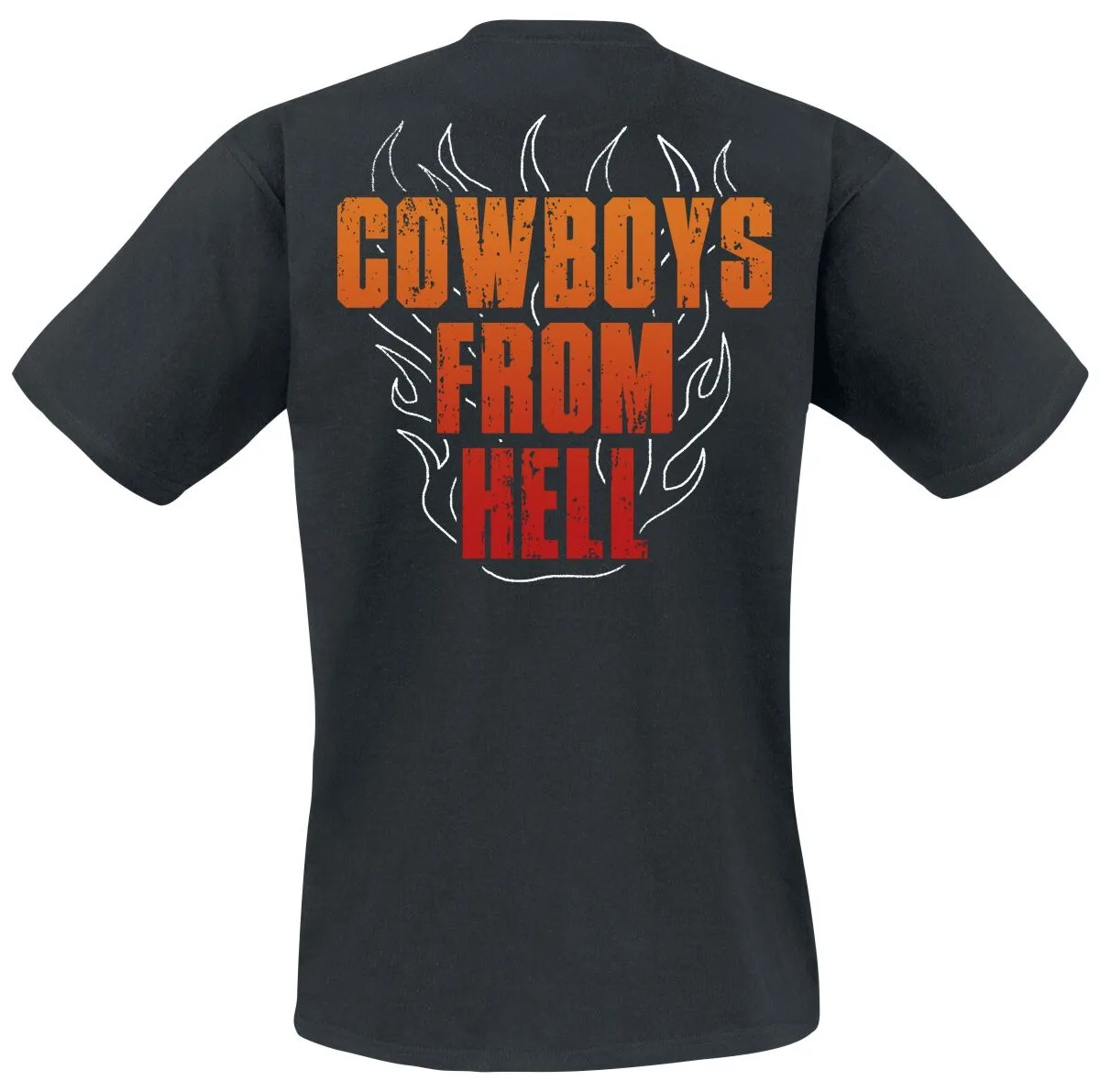Pantera Cowboys From Hell Tee, Thrash Metal T-Shirt with 4-Square Band Portraits & Full Back Print, Metal Fan Merch