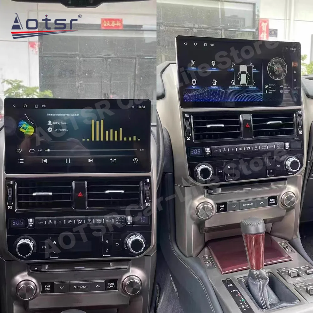 Multimedia Receiver Android Player For Lexus GX GX400 GX460 2010 2011 2012 2013 2014 2015 206 2017 GPS Navi Car Radio Head Unit