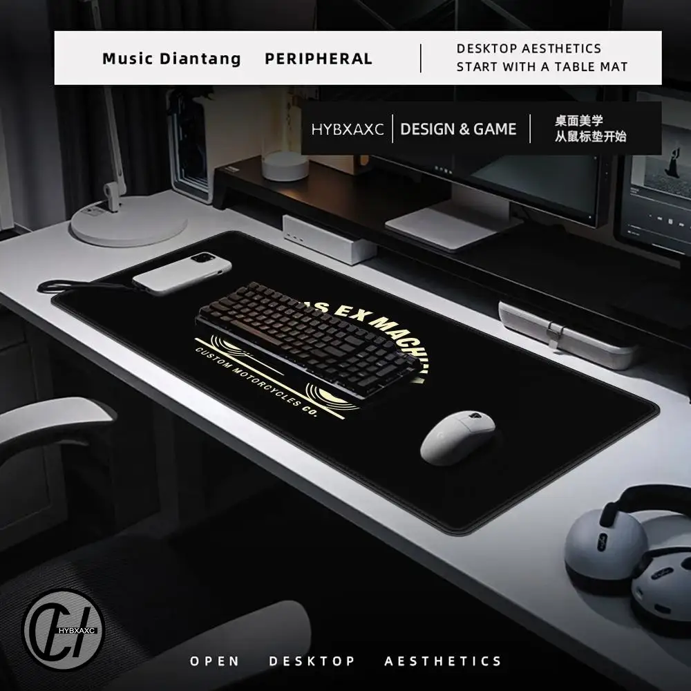 Deus Ex Machina USA 1996 ماوس الوسادة الألعاب مجردة كبيرة 800x400 مللي متر الكرتون MouseMat ألعاب XXL Mause السجاد مكتب الكمبيوتر #5