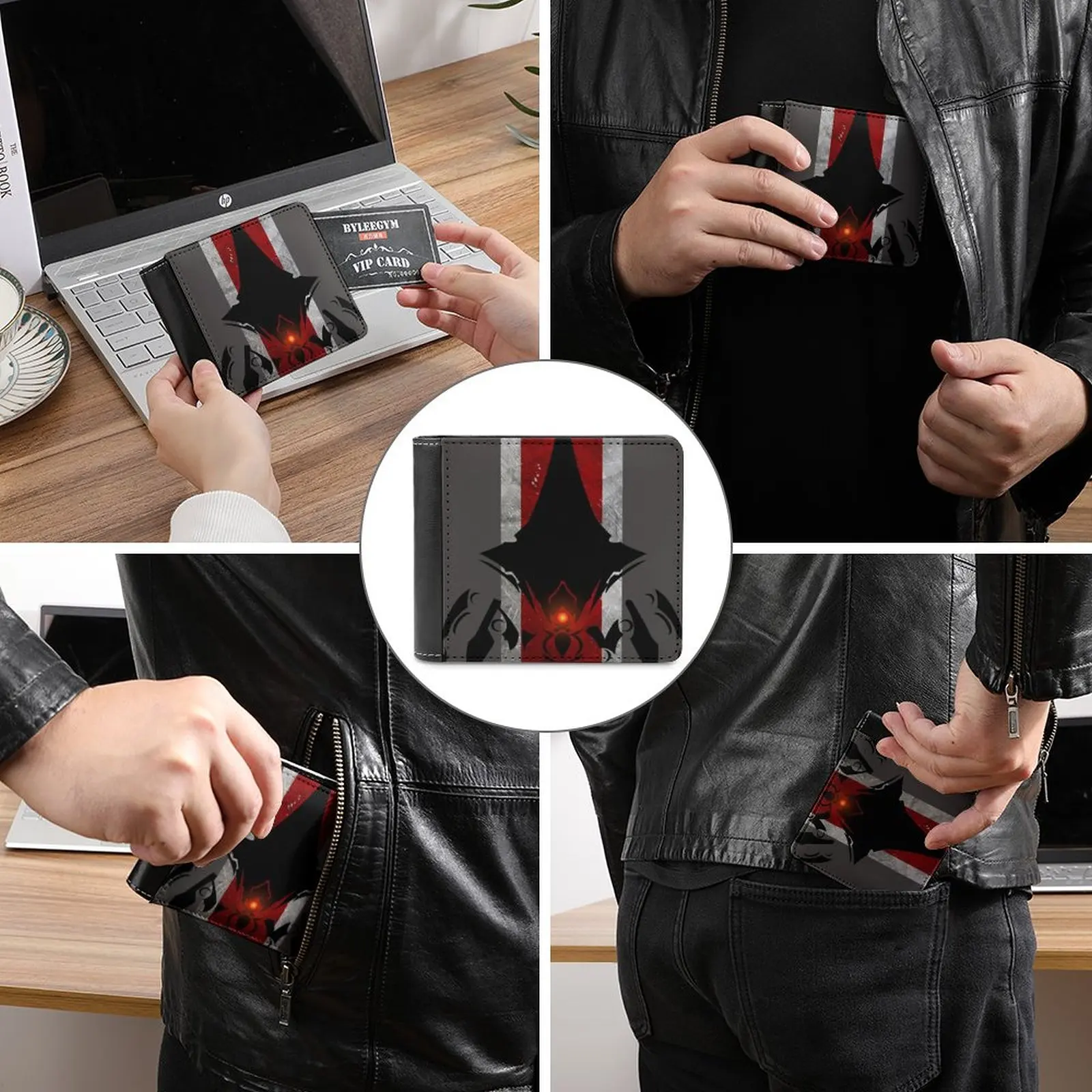 블랙 시계 고대 오리지널 스코틀랜드 타탄 가죽 지갑 신용 카드 소지자 럭셔리 지갑 블랙 시계 고대 오리지널