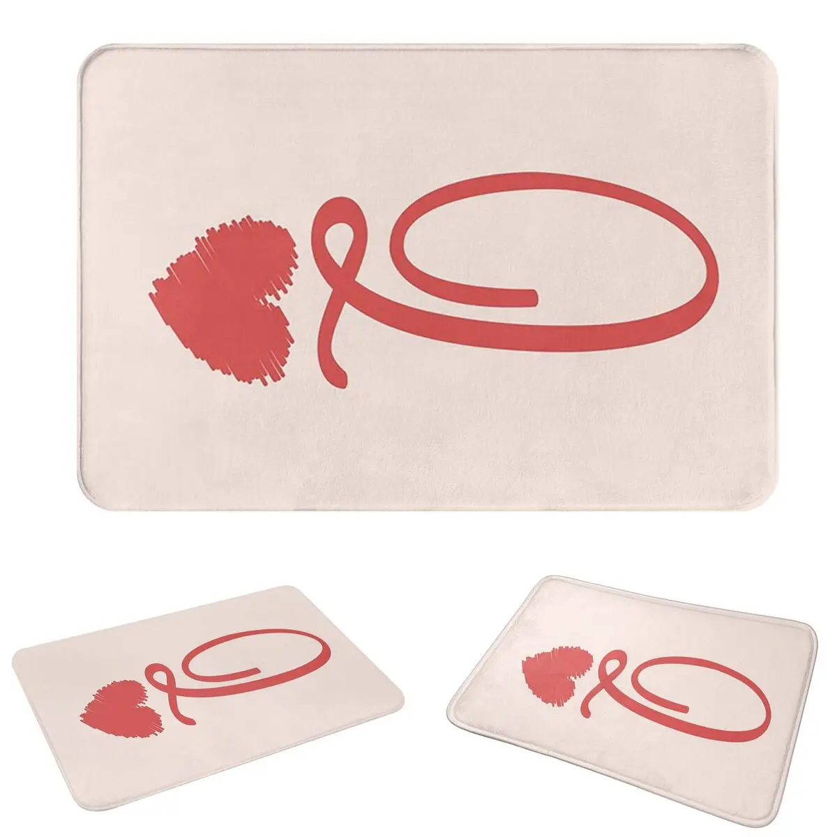 Queen Of Hearts Non-slip Doormat Floor Mat Durable Carpet Rug for Kitchen Entrance Home Bathroom Footpad Mats