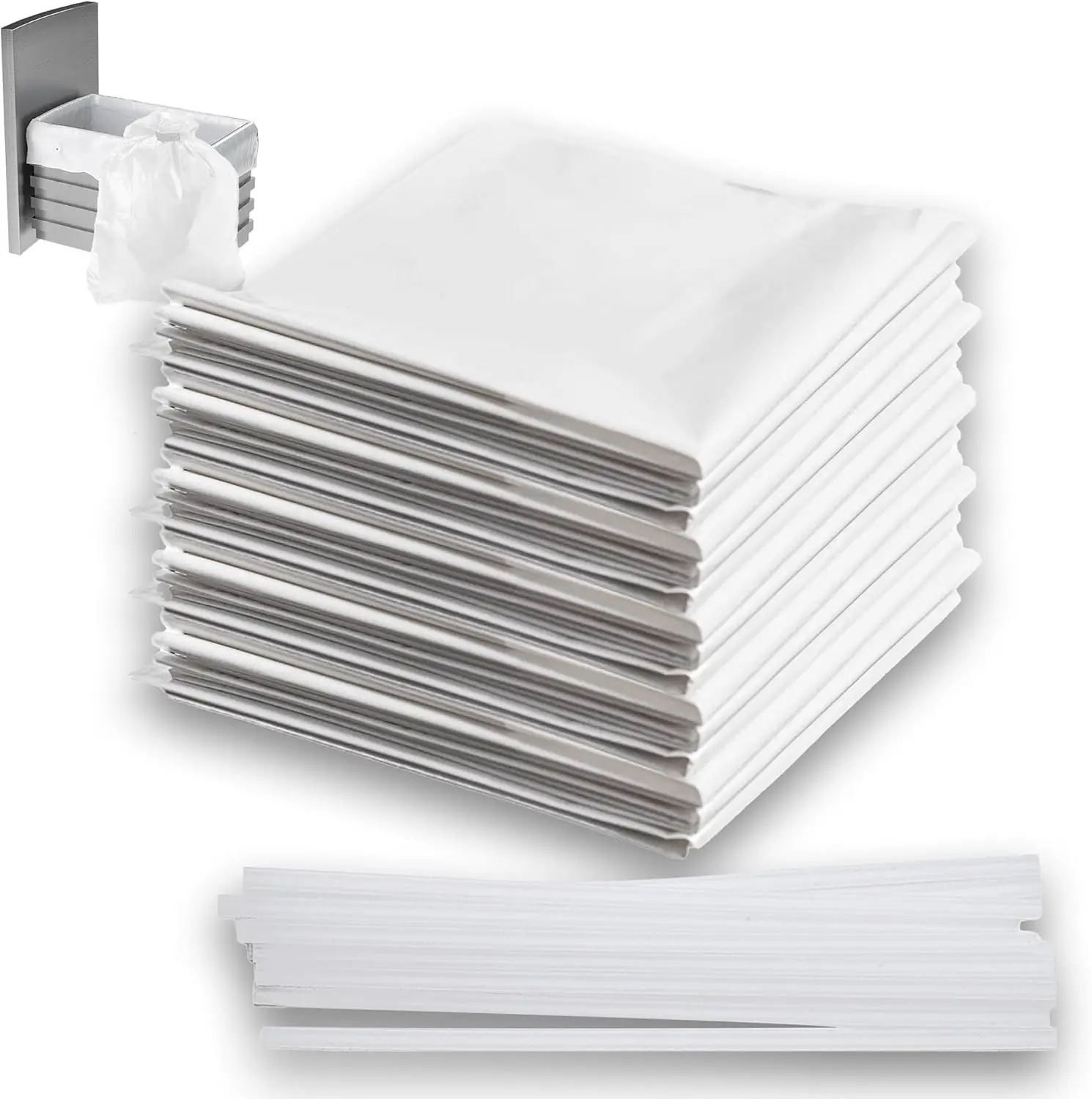 

15 Inch Heavy Duty Trash Compactor Bags 60-Pack for Kitchen, Compatible with Various Brands