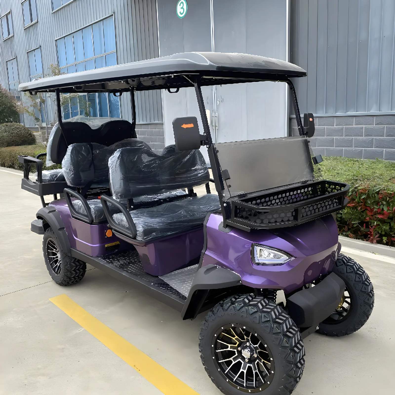 

2025 sightseeing tour vehicle electric handcart electric golf cart 48V 5kW battery powered 4-wheel electric golf cart