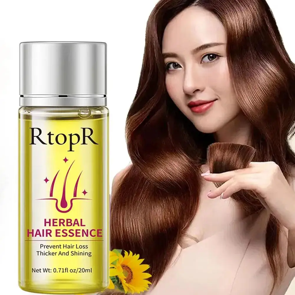 Herbal Anti Hair Loss Liquid Promote Thick Fast Treatment 20ml Essential Oil Health Care Beauty Essence