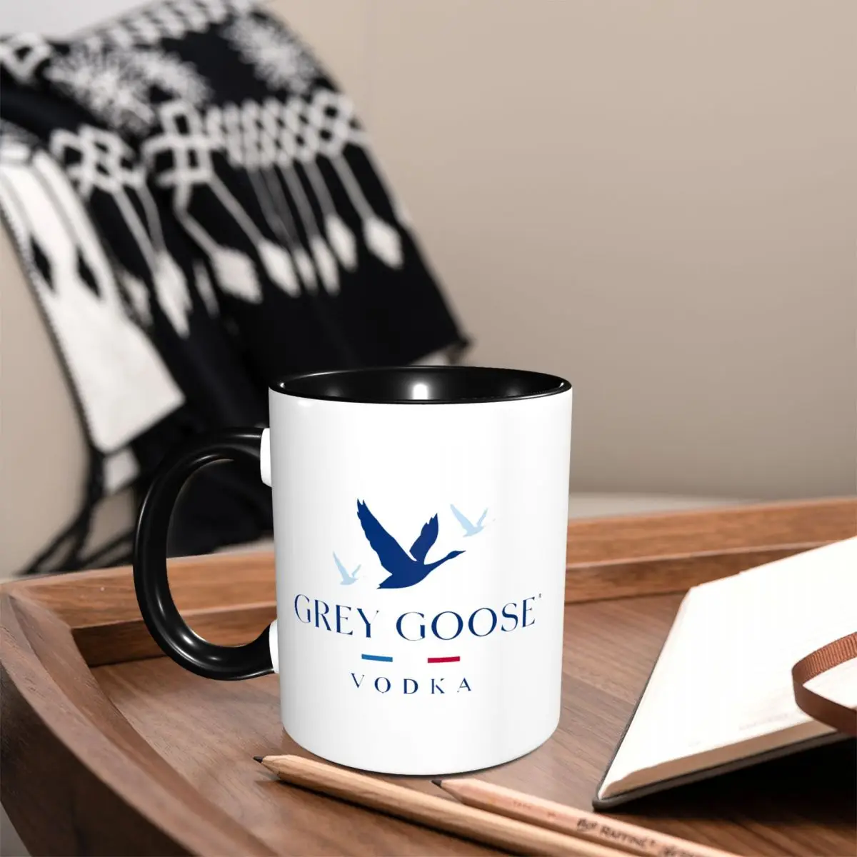 Grey Goose Vodka Mug Funny Ceramic Coffee Cups Tea Mugs Milk Cup Drinkware Gift for Friends