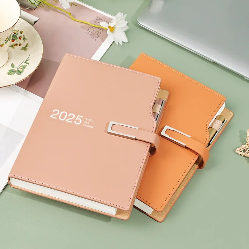 2025 Plan Schedule Notebook 365 Day Efficiency Manual Schedule Ledger A5A6 Plan Notebook Canlendar Notepad Daily Note Book