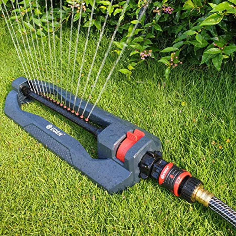 96213 Lawn Garden Essential Oscillating Sprinkler Water Sprinkler for Yard Covers up to 3 600 sq. ft. with Heavy Weight Base fo
