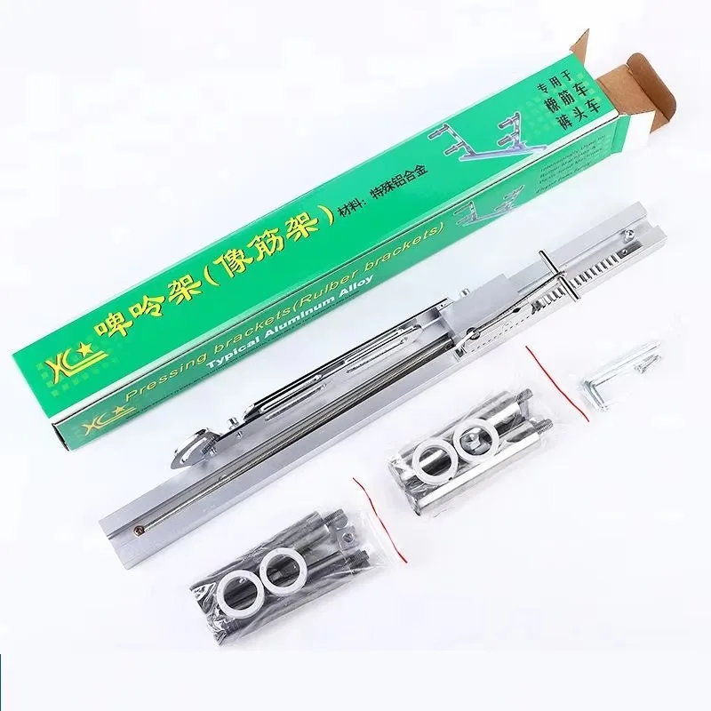Industrial flat sewing/oversewing machine wire bracket/wire bracket pull back device movable elastic frame